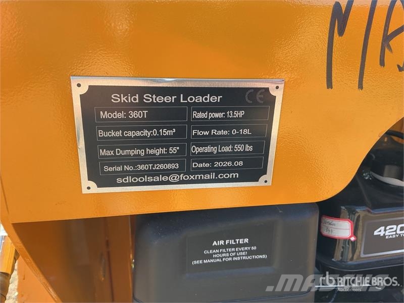 SDLOOL SL360T Minicarregadeiras