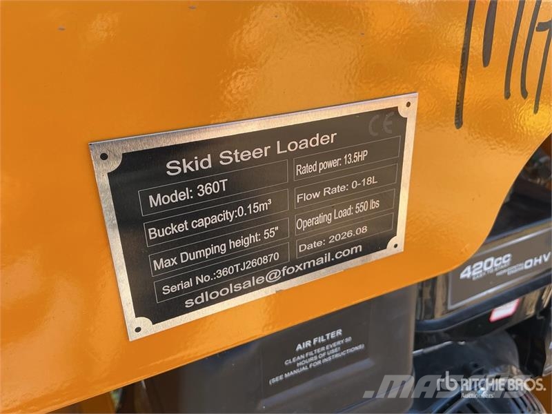 SDLOOL SL360T Minicarregadeiras