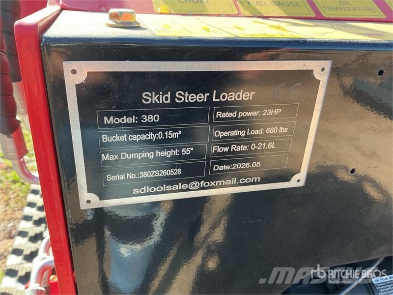 SDLOOL SL380 Mini Compact Track Loader (Unused) Kompaktlaadurid