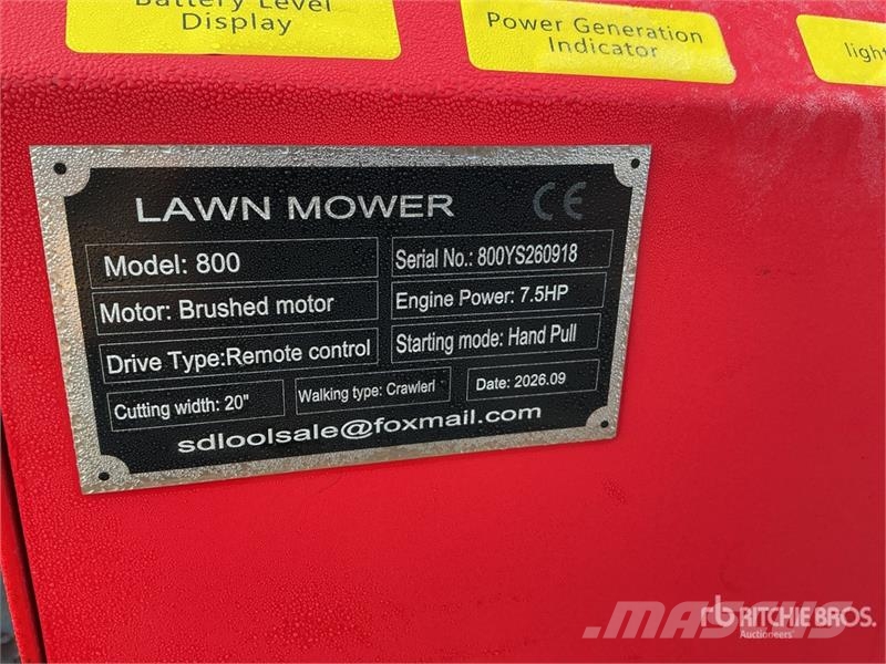  SDLOOL SL800 Walk-Behind Remote Control Lawn Mower Vrtni traktor kosilnice