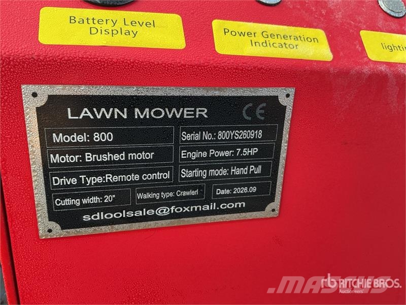  SDLOOL SL800 Walk-Behind Remote Control Lawn Mower Vrtni traktor kosilnice