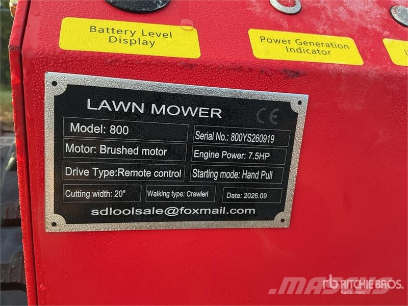  SDLOOL SL800 Walk-Behind Remote Control Lawn Mower Vrtni traktor kosilnice