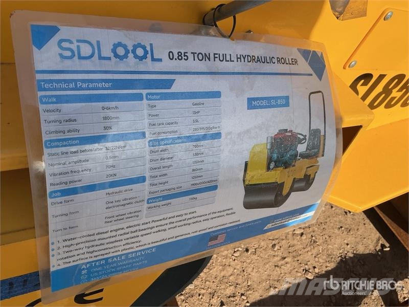 SDLOOL SL850 Double Drum Roller (Inoperable) Tandemwalzen