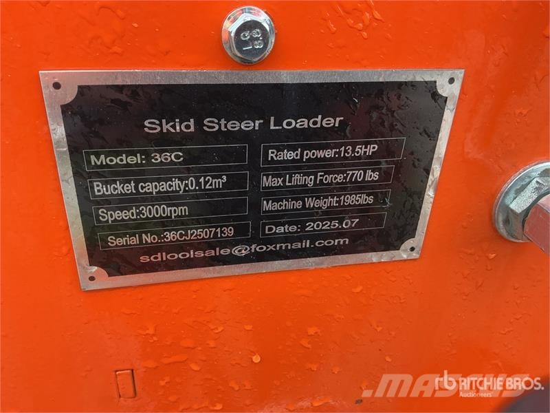 SDOOL 36C Mini Compact Track Loader (Inoperable) Kompaktlader