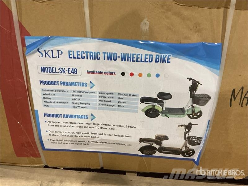 SKLP SK-E48 Electric Scooter (Unused) ATV-d