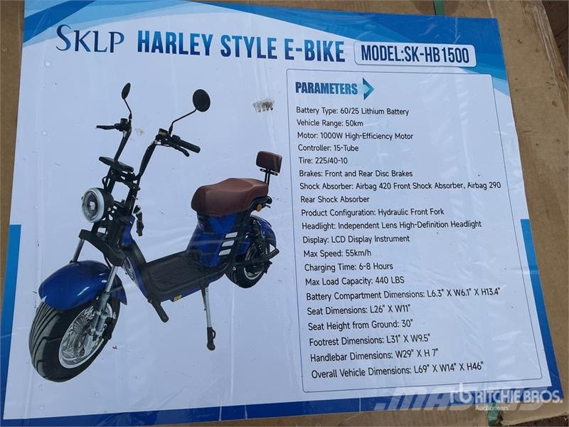 SKLP SK-HB1500 Harley Style Electric Scooter (Unus ATV-k