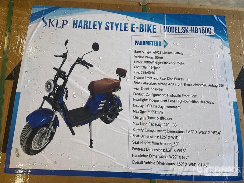 SKLP SK-HB1500 Harley Style Electric Scooter (Unus Всюдиходи