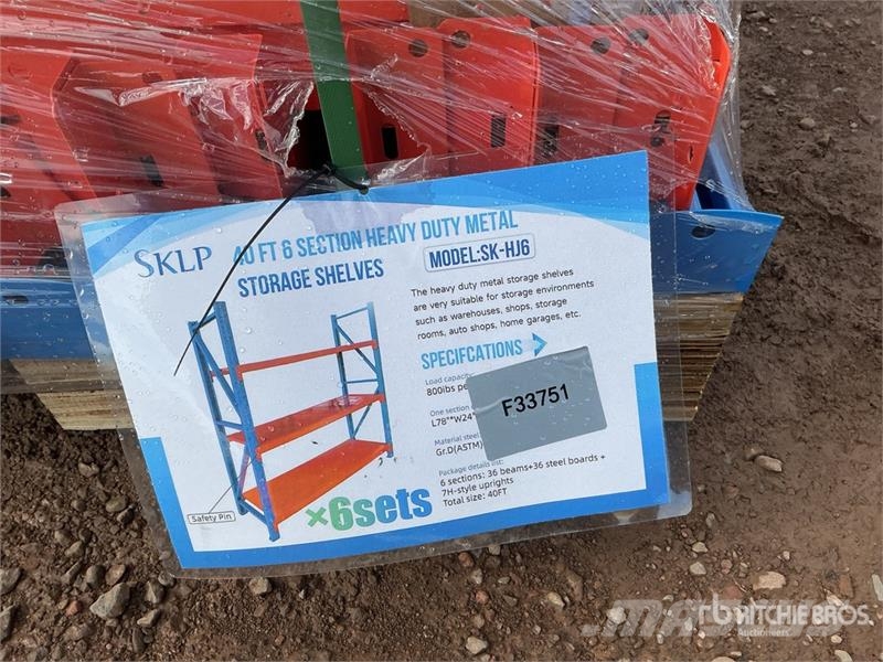  SKLP SK-HJ6 Metal Storage Shelving (Unused) Otros componentes