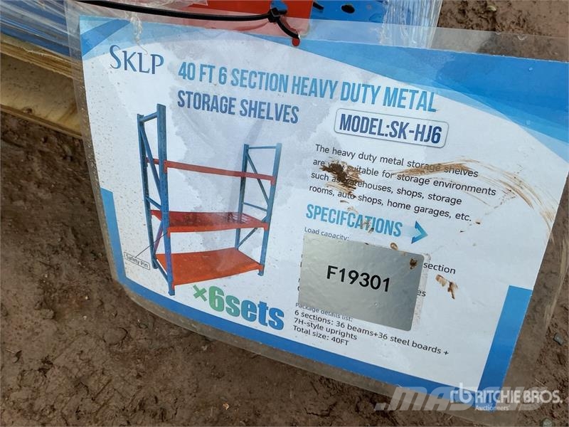 SKLP SK-HJ6 Metal Storage Shelving (Unused) Outros componentes