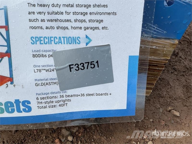  SKLP SK-HJ6 Metal Storage Shelving (Unused) Otros componentes