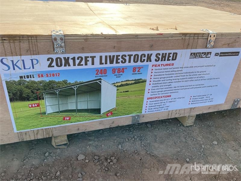 SKLP SK-S2012 20 Ft x 12 Ft Livestock Shelter (Unu 其他畜牧业器械和配件