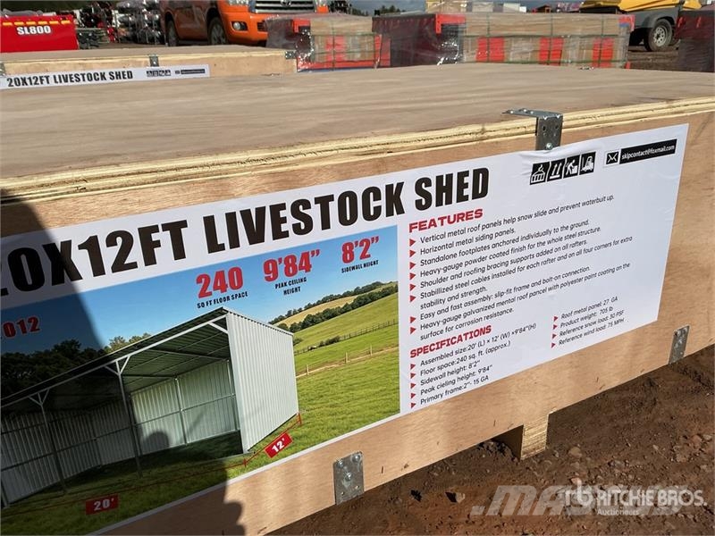  SKLP SK-S2012 20 Ft x 12 Ft Livestock Shelter (Unu ماكينات وملحقات مواش أخرى