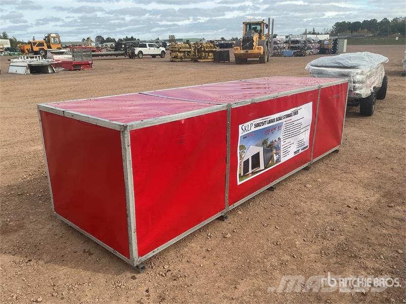  SKLP SK-S5025 25 ft x 50 ft Large Scale Storage Bu Edificación de acero