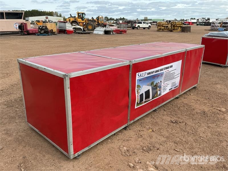  SKLP SK-S5025 25 ft x 50 ft Large Scale Storage Bu Edificación de acero
