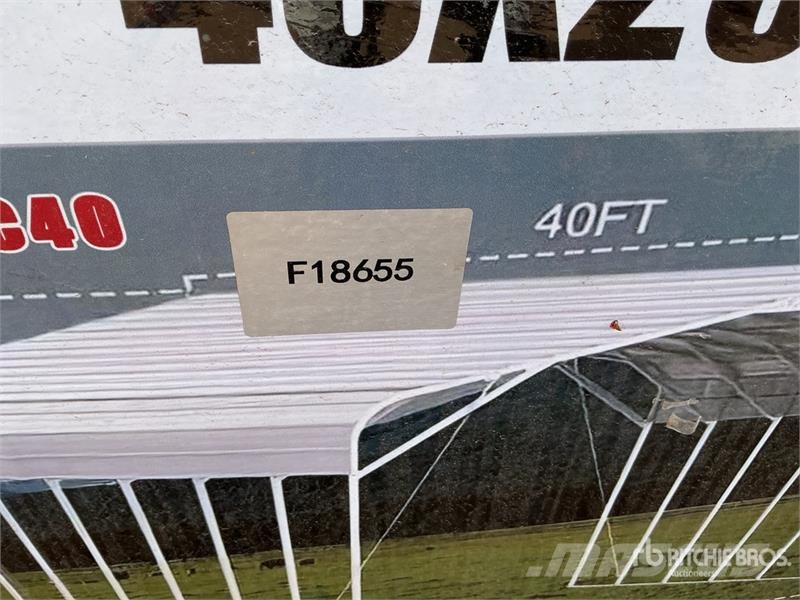  SKLP SK-SC40 20 ft x 40 ft All-Steel Carport (Unus Edificación de acero