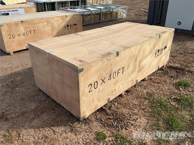  SKLP SK-SC40 20 ft x 40 ft All-Steel Carport (Unus Edificación de acero