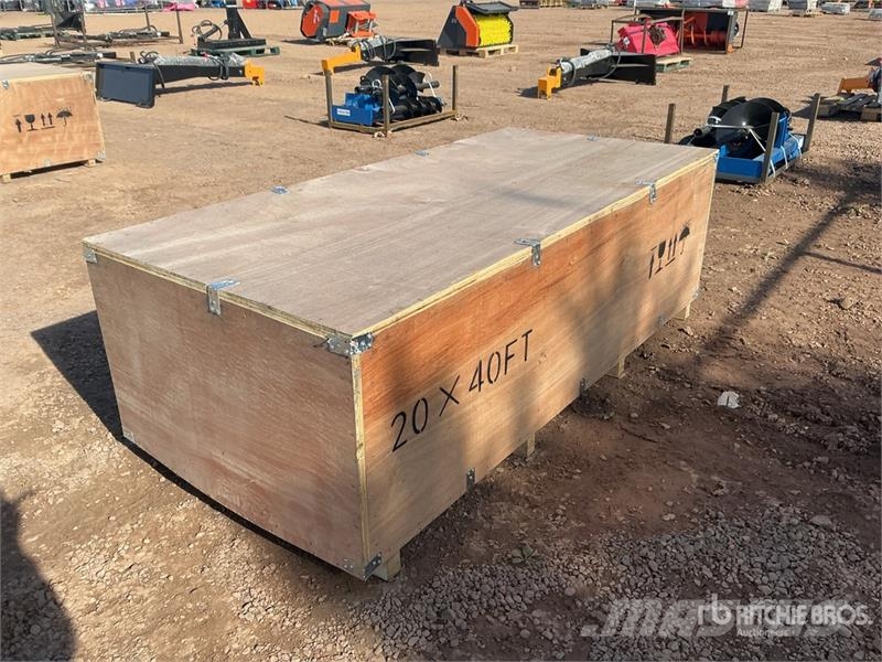  SKLP SK-SC40 20 ft x 40 ft All-Steel Carport (Unus المباني الإطار الصلب