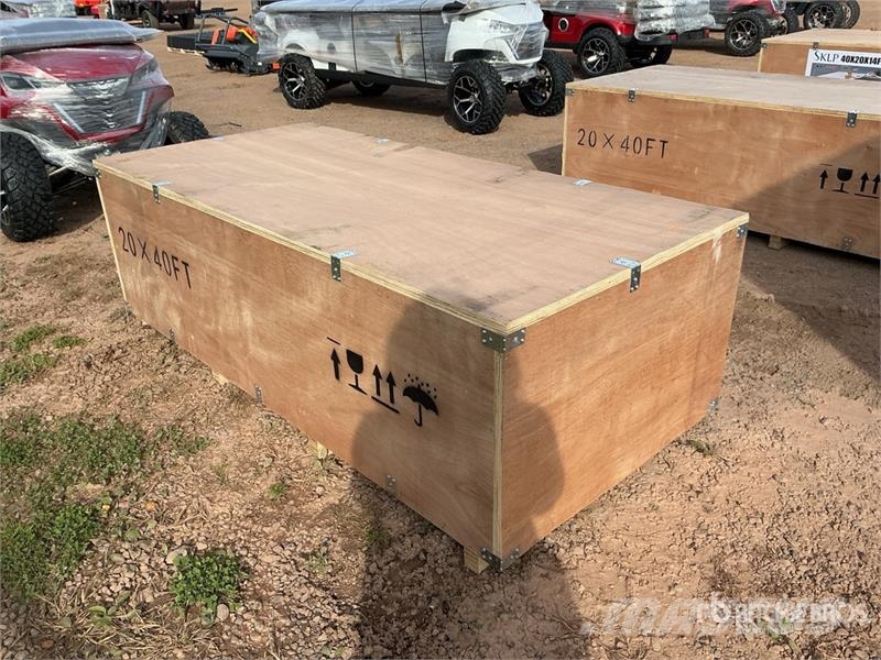  SKLP SK-SC40 20 ft x 40 ft All-Steel Carport (Unus Edificación de acero