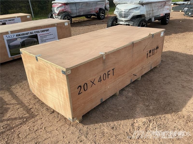  SKLP SK-SC40 20 ft x 40 ft All-Steel Carport (Unus Edificación de acero