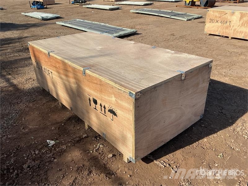  SKLP SK-SC40 20 ft x 40 ft All-Steel Carport (Unus المباني الإطار الصلب