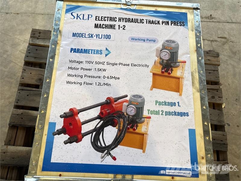 SKLP SK-SYLJ100 Hand-Use Hydraulic Track Pin Press Outros componentes
