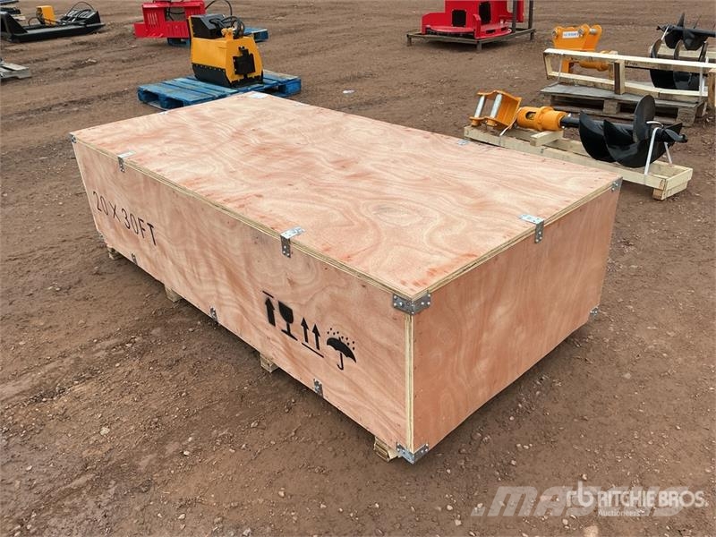SKLP SK-ZP20 20 ft x 30 ft All-Steel Enclosed Carp 鋼架建築