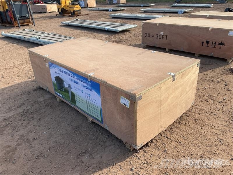  SKLP SK-ZP20 20 ft x 30 ft All-Steel Enclosed Carp المباني الإطار الصلب
