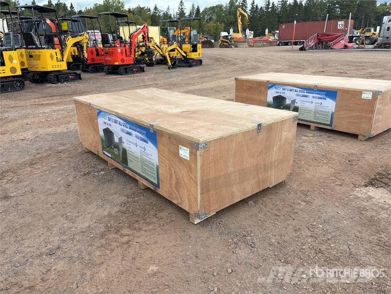  SKLP SK-ZP20 20 ft x 30 ft All-Steel Enclosed Carp Stahlrahmenaufbauten