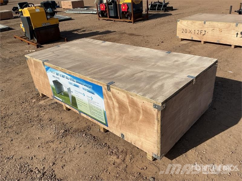  SKLP SK-ZP20 20 ft x 30 ft All-Steel Enclosed Carp المباني الإطار الصلب