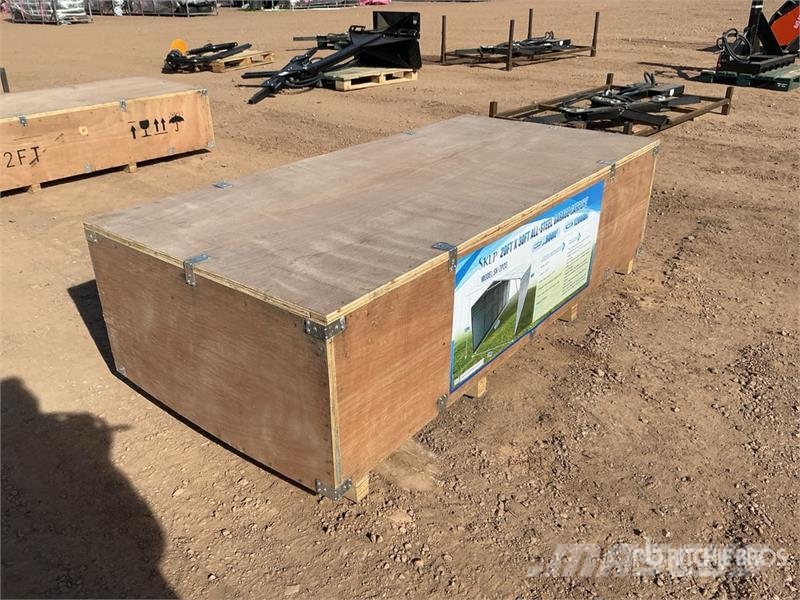  SKLP SK-ZP20 20 ft x 30 ft All-Steel Enclosed Carp المباني الإطار الصلب