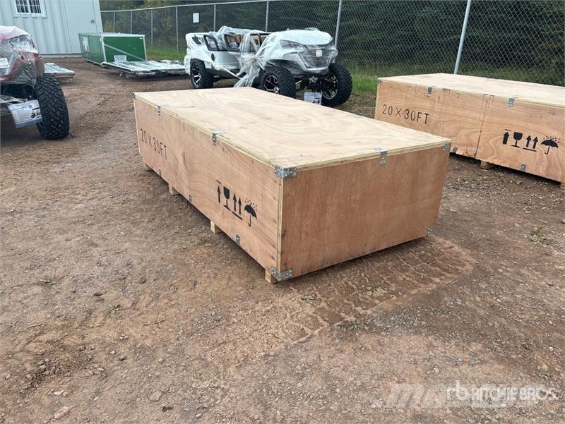  SKLP SK-ZP20 20 ft x 30 ft All-Steel Enclosed Carp Stahlrahmenaufbauten