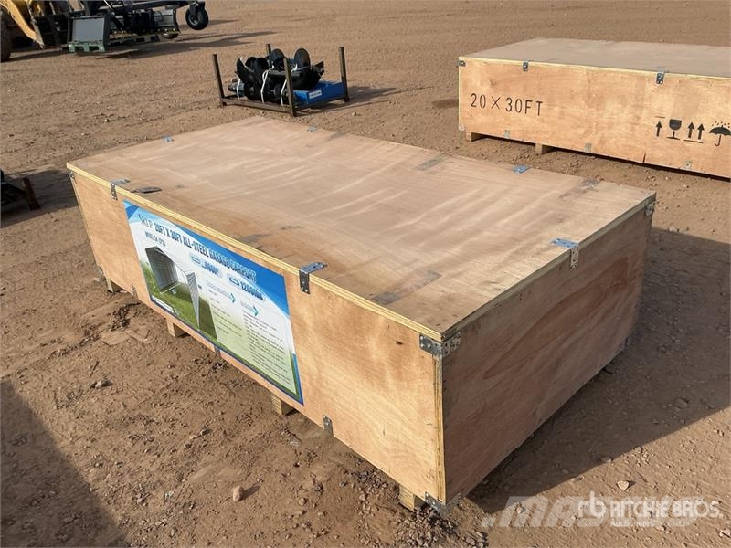 SKLP SK-ZP20 20 ft x 30 ft All-Steel Enclosed Carp المباني الإطار الصلب