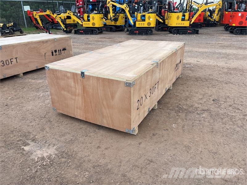  SKLP SK-ZP20 20 ft x 30 ft All-Steel Enclosed Carp Stahlrahmenaufbauten