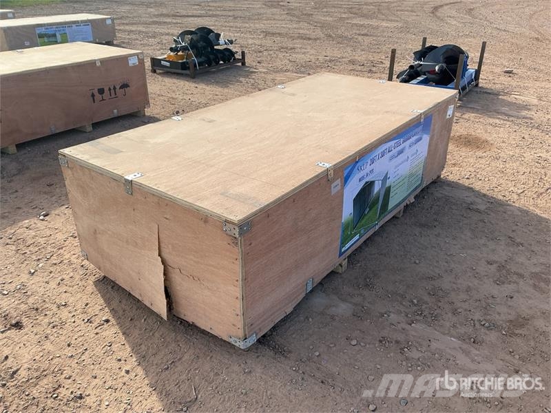  SKLP SK-ZP20 20 ft x 30 ft All-Steel Enclosed Carp المباني الإطار الصلب