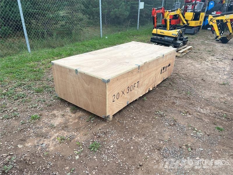 SKLP SK-ZP20 20 ft x 30 ft All-Steel Enclosed Carp Stahlrahmenaufbauten