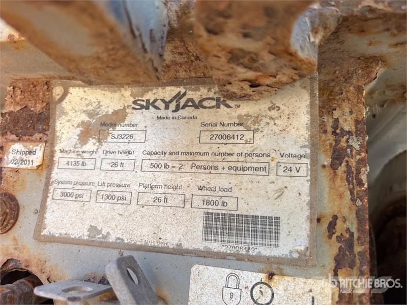 SkyJack SJ 3226 Electric Scissor Lift Šķerveida pacēlāji