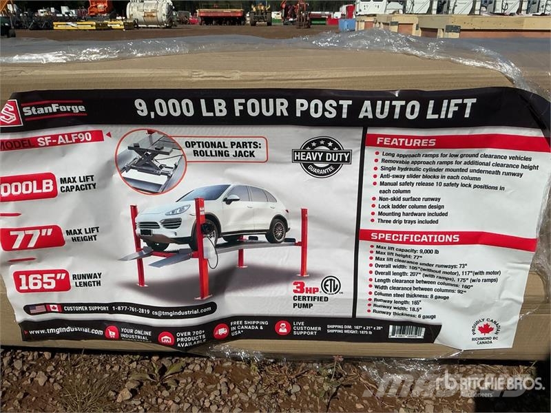  StanForge ALF90 4 Post 9000 lb Vehicle Lift (Unuse Ostalo za građevinarstvo