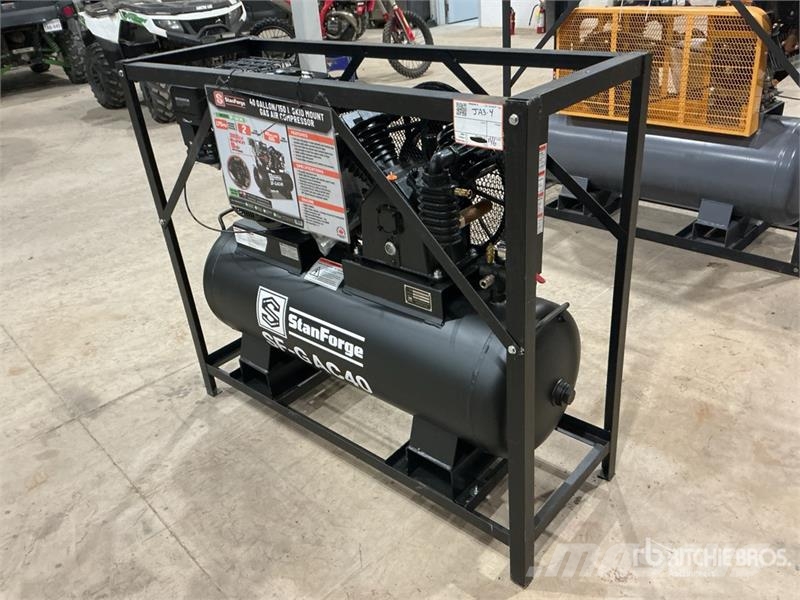 StanForge GAC40 30 cfm Skid-Mounted 40 gal Air Com Kompresori