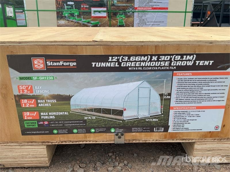 StanForge GH1230 12 ft x 30 ft Tunnel Greenhouse ( Drugi deli