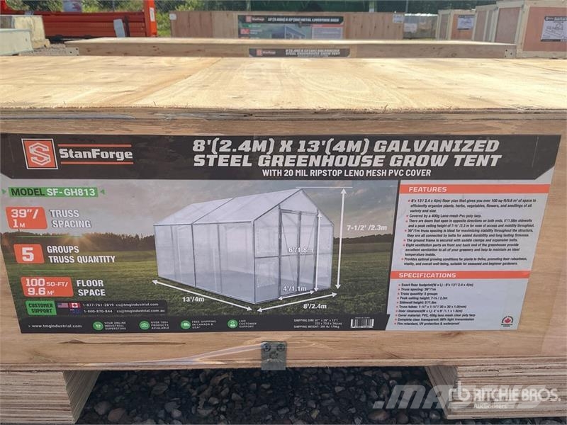StanForge GH813 8 Ft x 13 Ft Greenhouse (Unused) Ďalšie komponenty