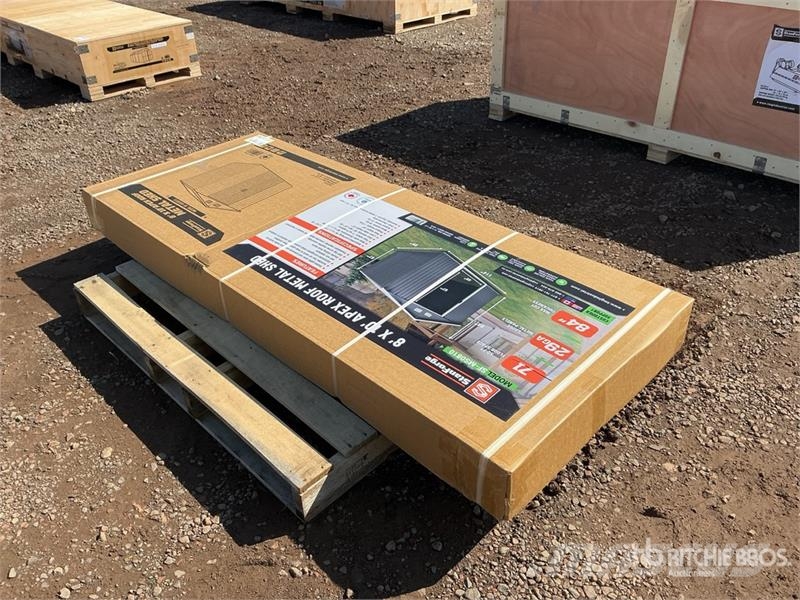 StanForge MS0810 8 Ft x 10 Ft Galvanized Apex Roof Stahlrahmenaufbauten