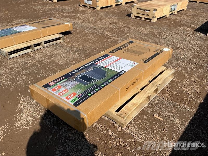 StanForge MS0810 8 Ft x 10 Ft Galvanized Apex Roof Stahlrahmenaufbauten