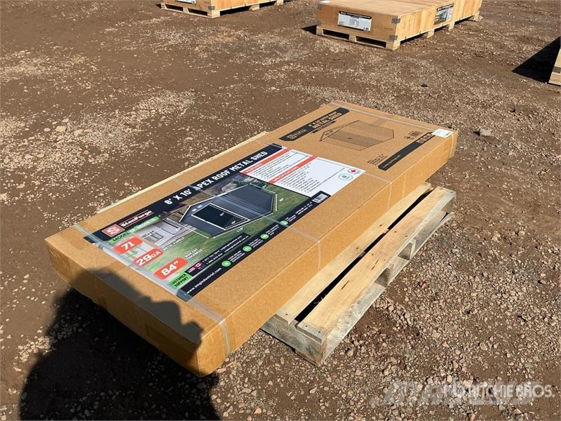  StanForge MS0810 8 Ft x 10 Ft Galvanized Apex Roof Stahlrahmenaufbauten