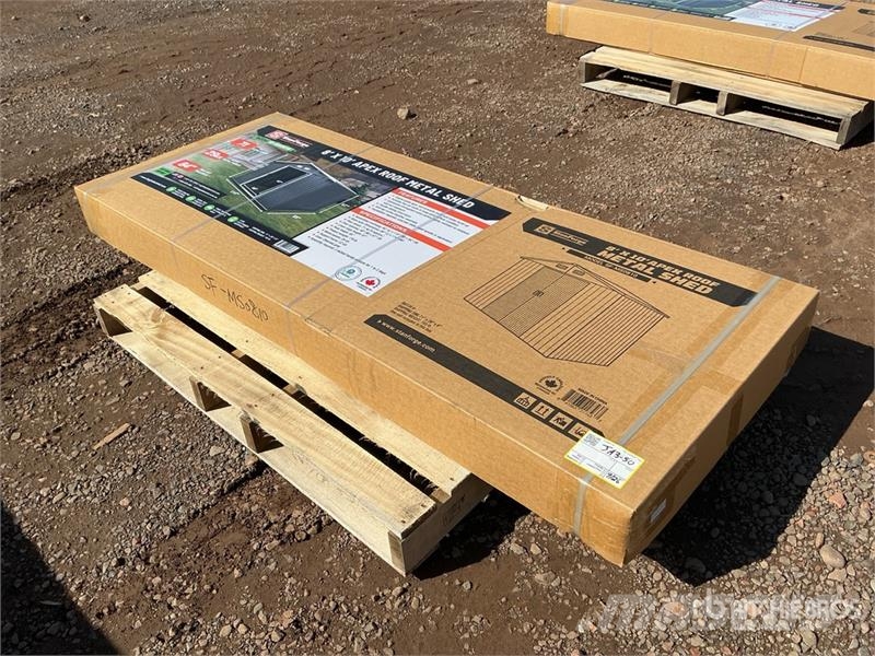 StanForge MS0810 Galvanized Apex Roof Metal Shed ( المباني الإطار الصلب