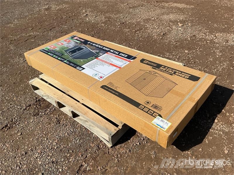 StanForge MS0810 Galvanized Apex Roof Metal Shed ( Teraskonstruktsiooniga ehitised