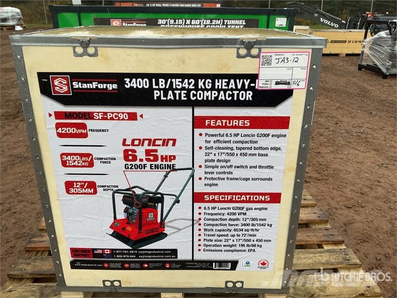  StanForge PC90 3400 lb Vibratory Plate Compactor ( Vibratori