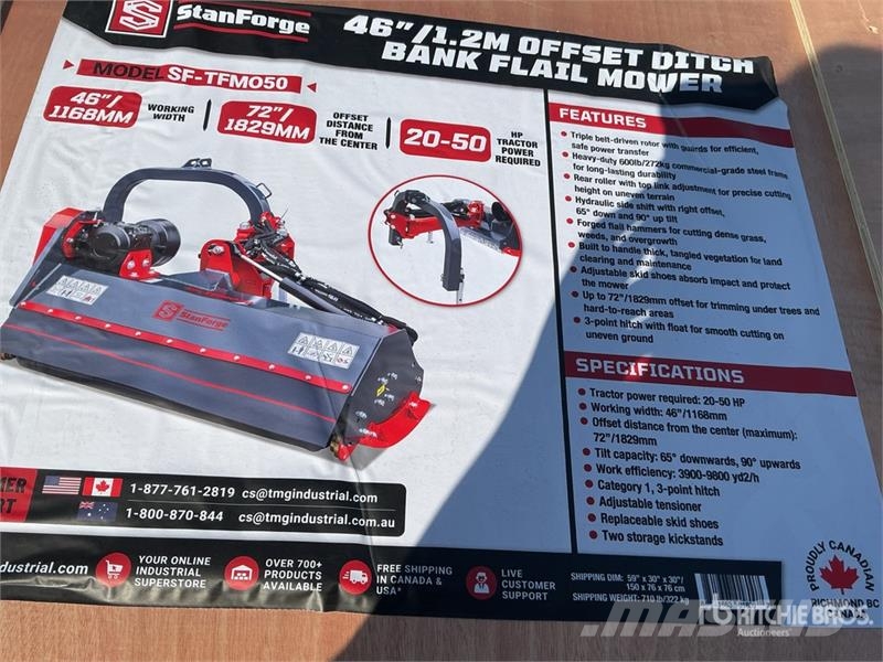 StanForge SF-TFM050 46 in 3-Point Offset Flail Mow Mäher