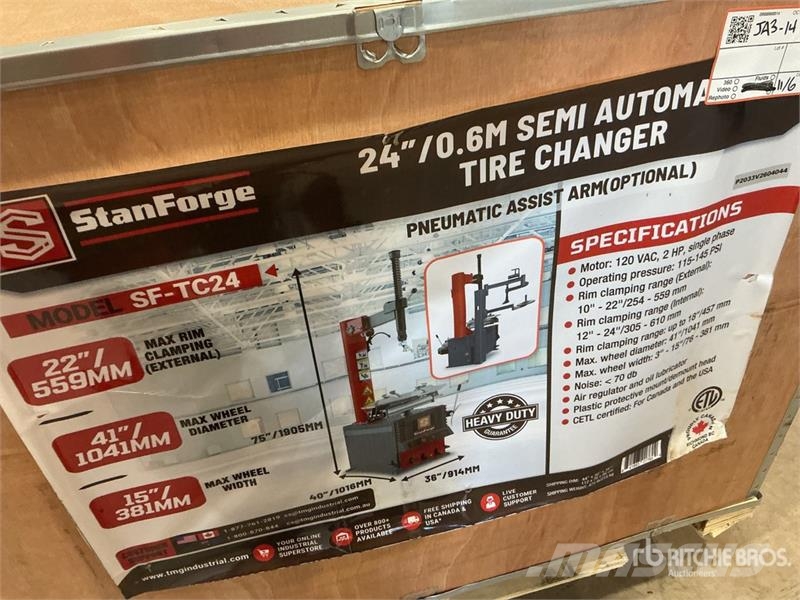  StanForge TC24 24 in Tire Changer (Unused) Sonstige Baumaschinen