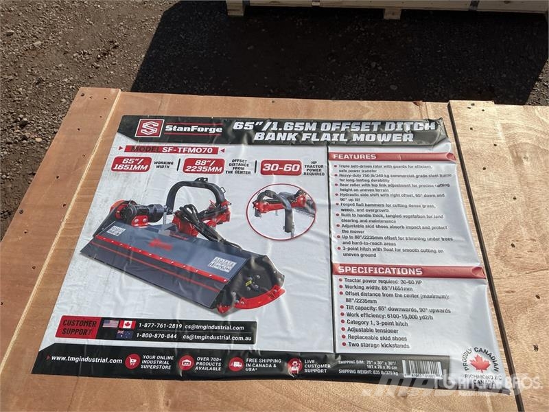 StanForge TFMO70 70 in 3-Point Offset Flail Mower Niidukid