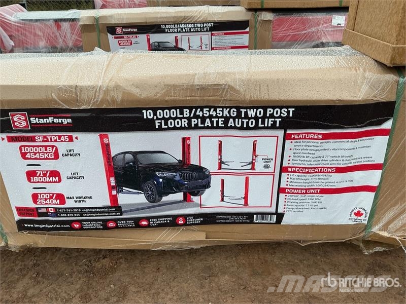  StanForge TPL45 2 Post 10000 lb Vehicle Lift (Unus Būvniecība- Citi